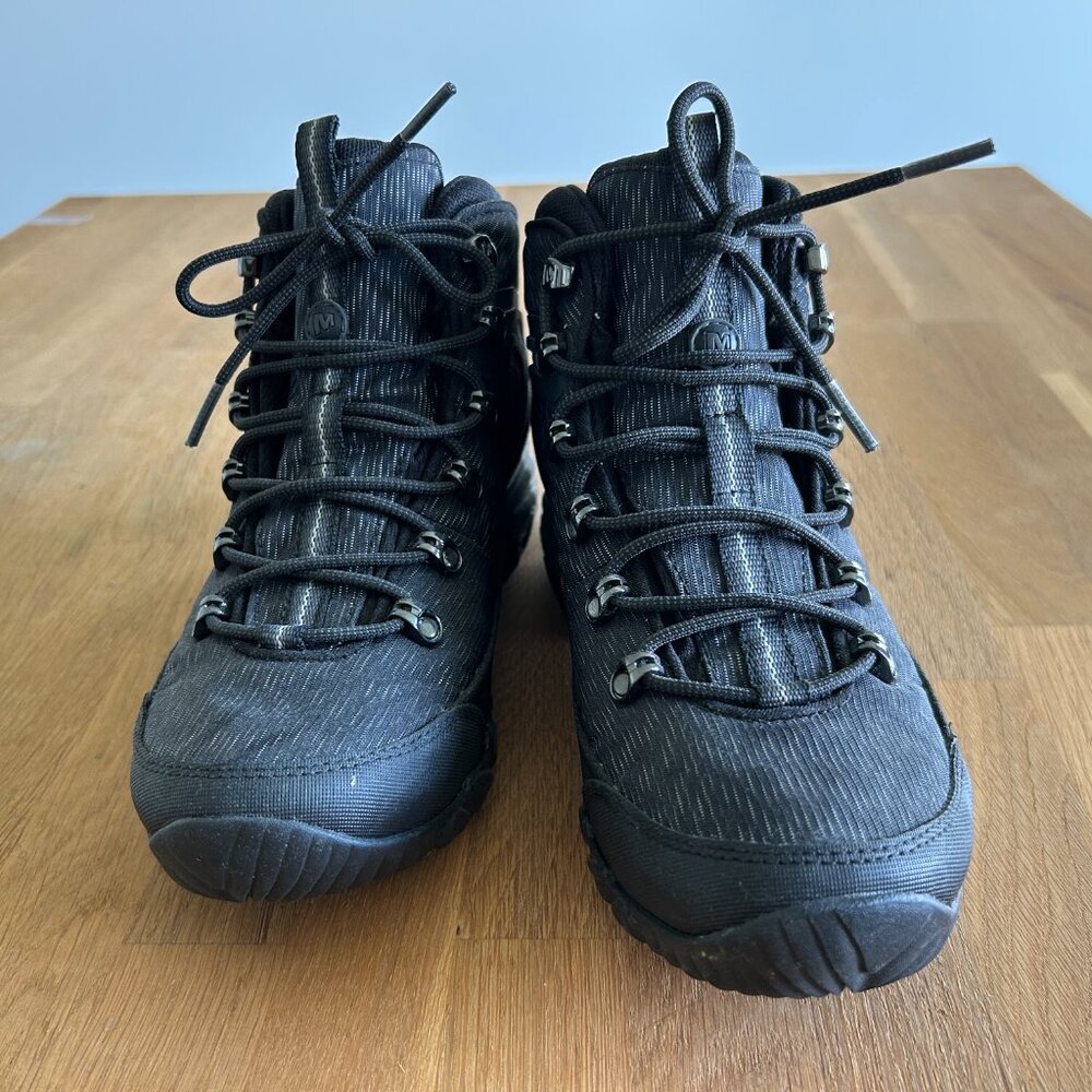 Merrell Womens Hiking Boots Waterproof Black Size 7 - Picture 2 of 6